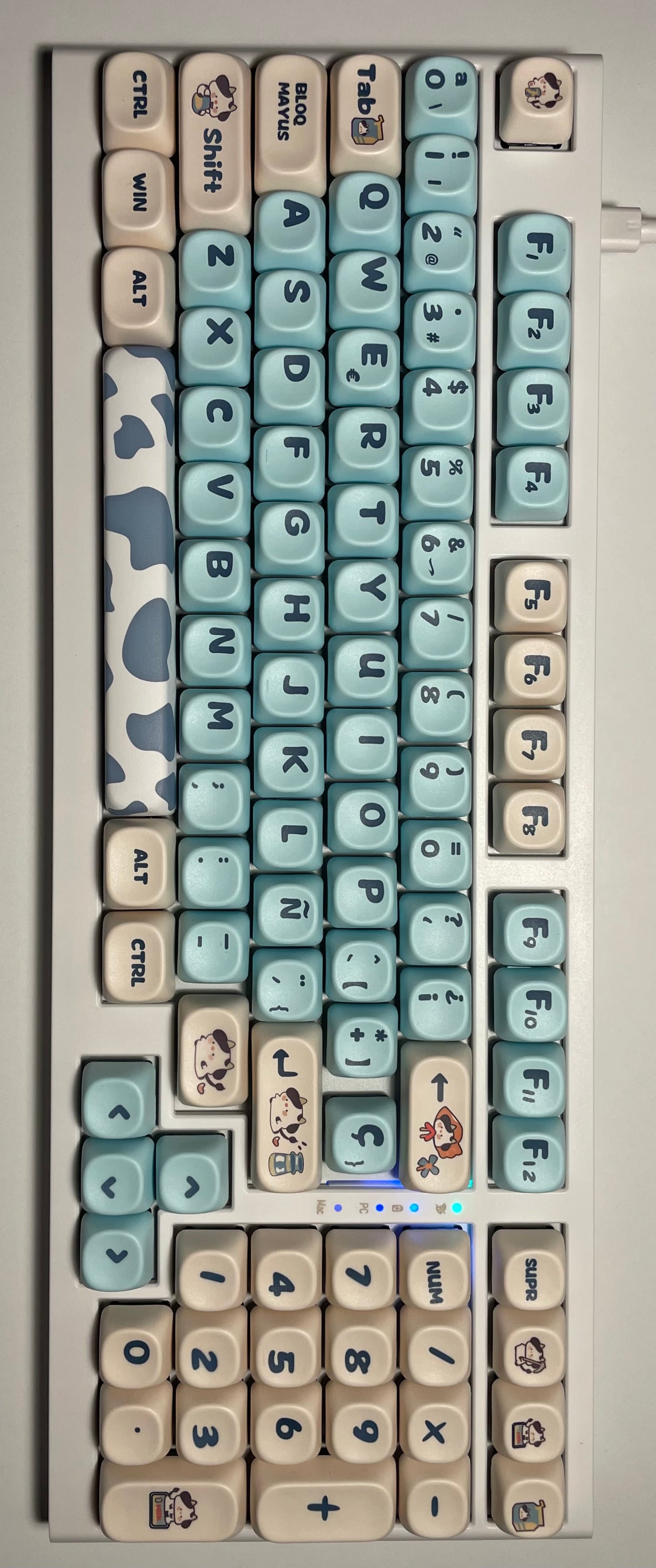 Teclado mecánico Vaca