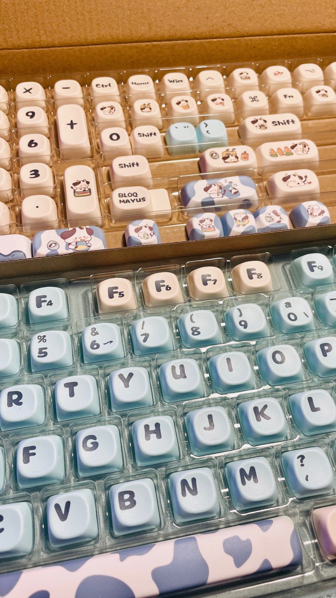 Keycaps vaca