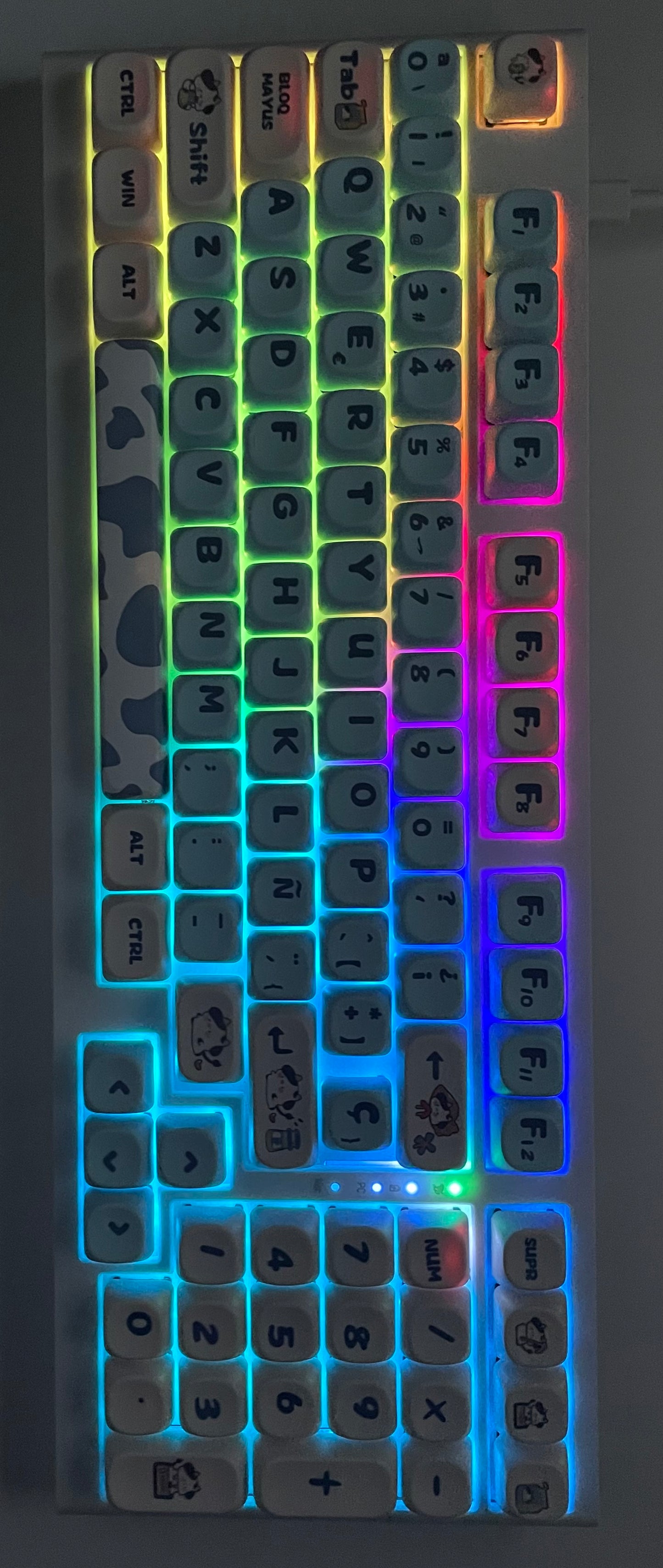 Teclado mecánico Vaca