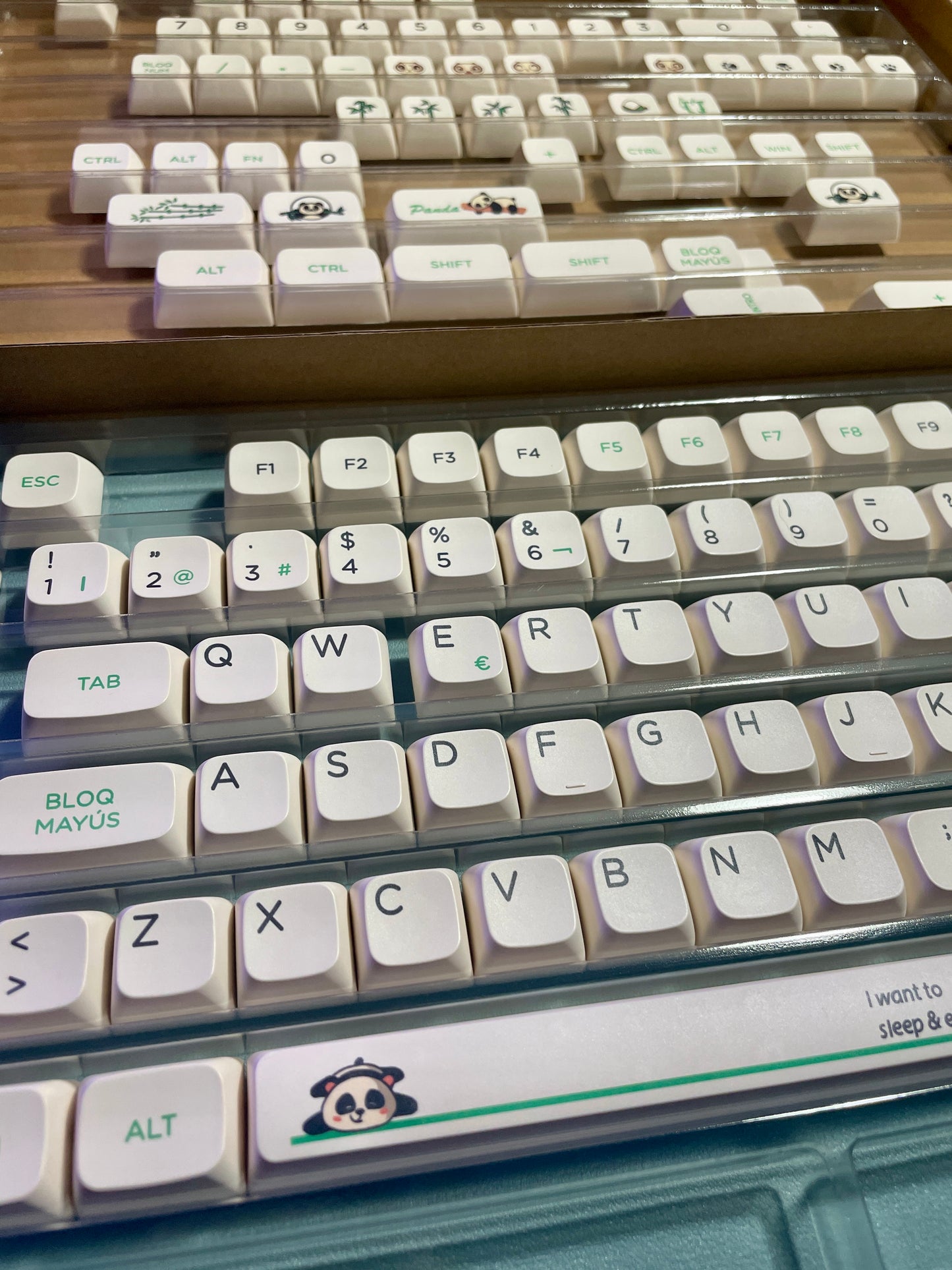 Keycaps panda